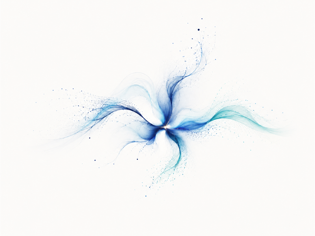 Abstract blue diffusion swirl